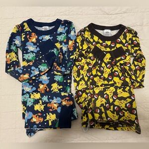 Hanna Andersson Pokémon long John pajamas 130/size 8